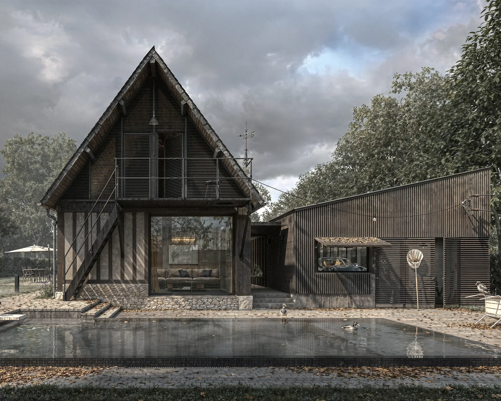 antonin ziegler architecte | projet | la longère